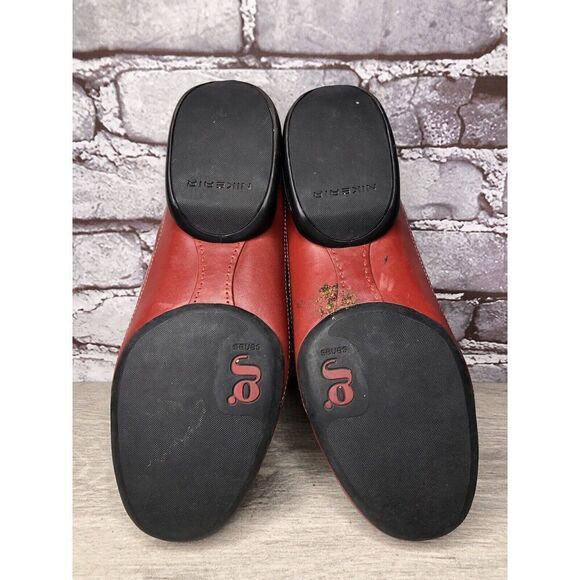 Cole Haan Air G Series Red Suede Leather Trim Mule Shoes Women’s Sz 8.5B US/39EU - Picture 7 of 16